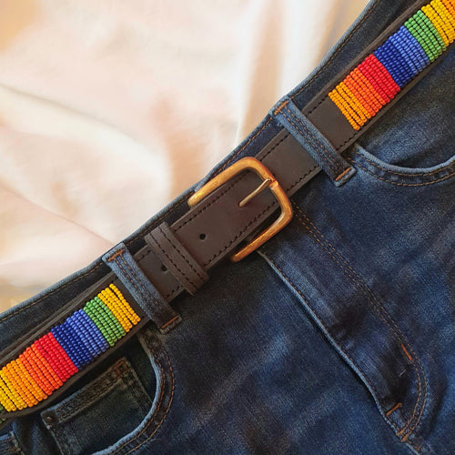 Rainbow Stripes Belt - SALE